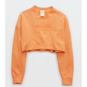 American Eagle OFFLINE by Aerie cropped crewneck sweatshirt xs
